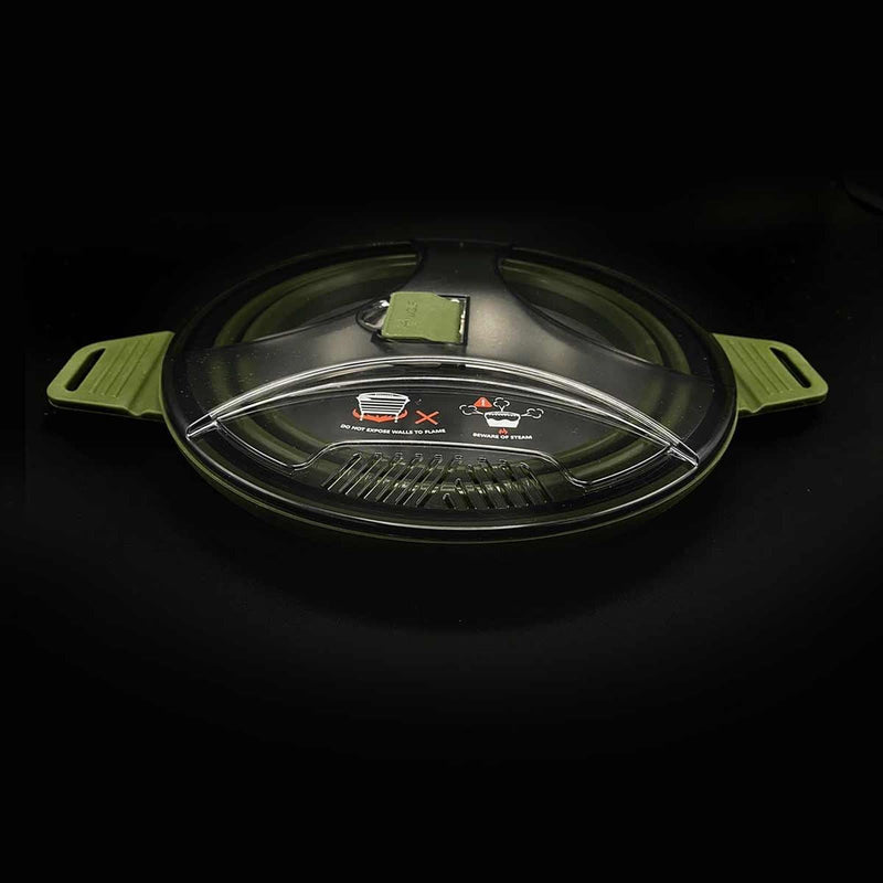 Wolf Outdoors EzyStow Collapsible Cooking Pot 2.5L Olive Green Wolf Outdoors - Dynamic Drive
