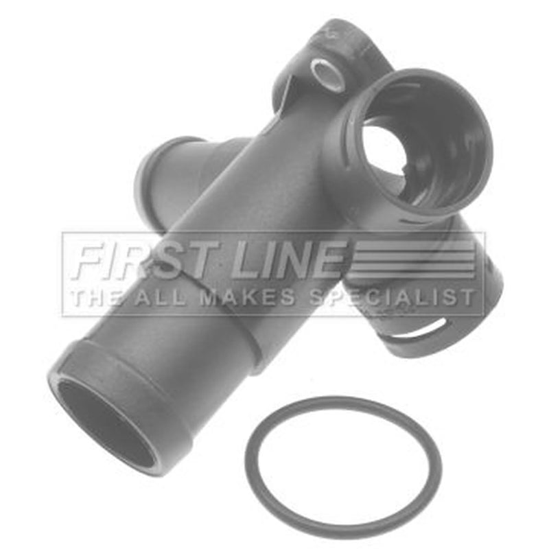 First Line Coolant Flange Housing Connector fits Audi 80 B4 1991-1994 1.9