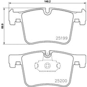 DON Front & Rear Brake Discs & Pads fits BMW 3 2012-2019