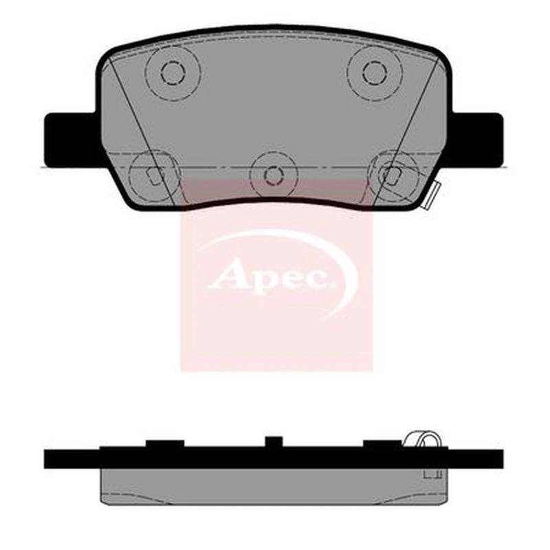 Apec Rear Brake Pad Set PAD2408