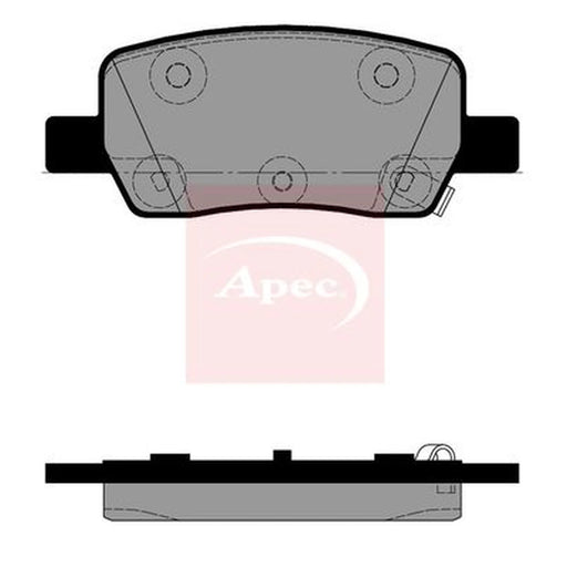 Apec Rear Brake Pad Set PAD2408