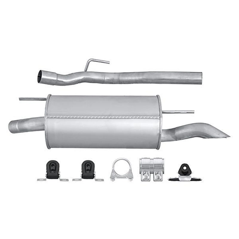 Hella End Silencer Rear fits VW Chassis (70E, 70L, 70M, 7DE, 7DL, 1995-2003 2.5