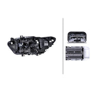 Hella Headlight Headlamp LED Right fits BMW 1 Sports Hatch 2011-2019