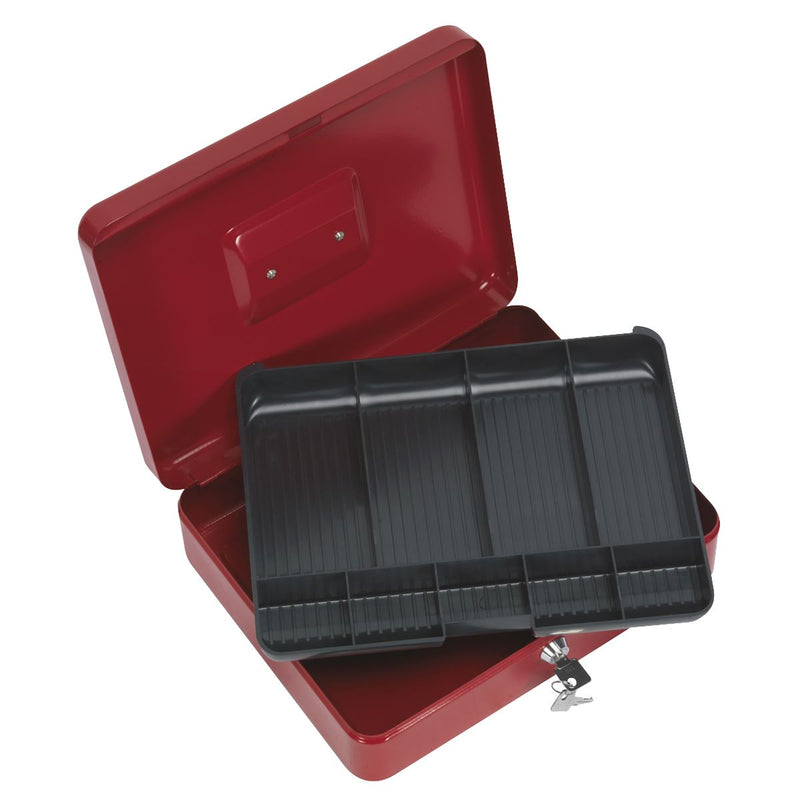 Sealey Key Lock Cash Box 300 X 240 X 90Mm Sealey - Dynamic Drive