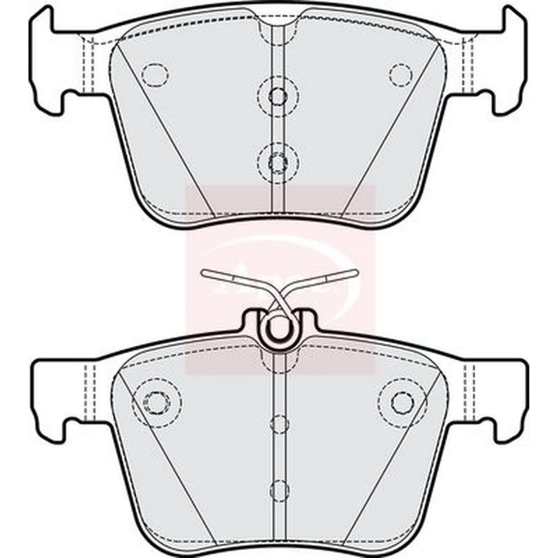 Apec Rear Brake Pad Set PAD2178