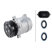 Hella Air Conditioning Compressor fits Opel Astra F 1991-2001