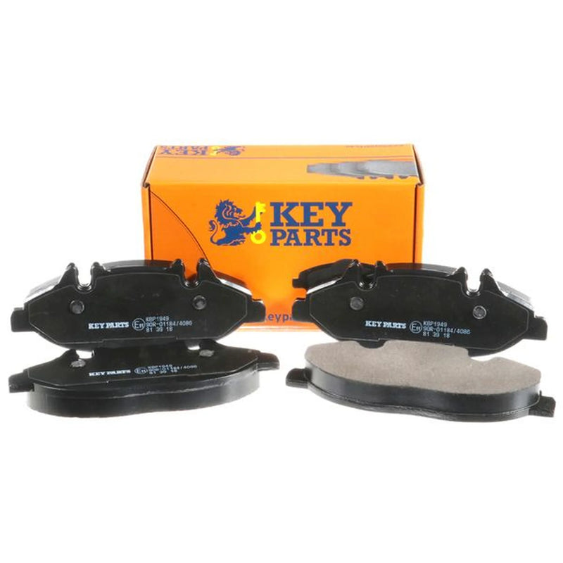 Key Parts 4 x Front Brake Pad Set fits Mercedes-Benz Marco Polo Camper 2015 on