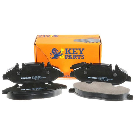 Key Parts 4 x Front Brake Pad Set fits Mercedes-Benz Marco Polo Camper 2015 on