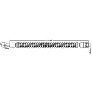 Juratek Brake Hydraulic Hose Line Right JBH1214