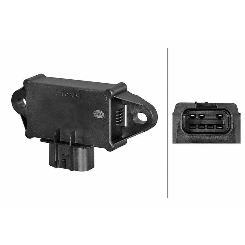 Hella Fuel Pump Control Unit Connectors fits Jeep Cherokee 2018 on 2.0