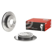Brembo Rear Brake Solid Discs & Pads fits Hyundai I10 II 2013-2019 1.0 1.2