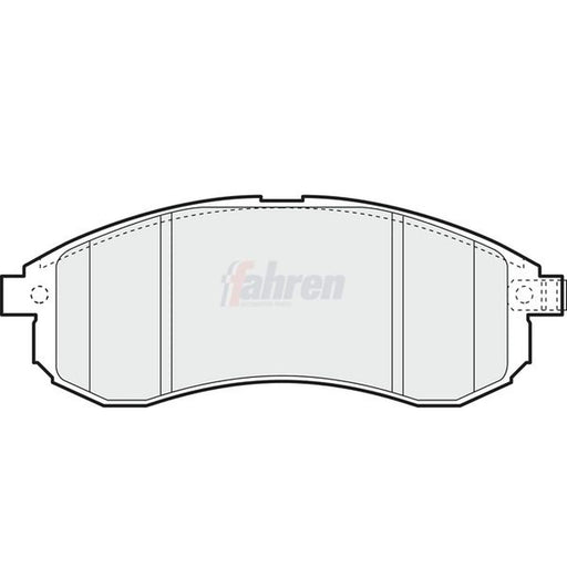 Fahren Front Brake Pad Set FBP3196