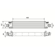 Valeo Intercooler (Charge Air Cooler) 822972