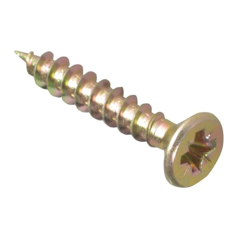 Forgefix Multi-Purpose Pozi Compatible Screw CSK ST ZYP 4.0 x 25mm Box 200 ForgeFix - NN4 Online