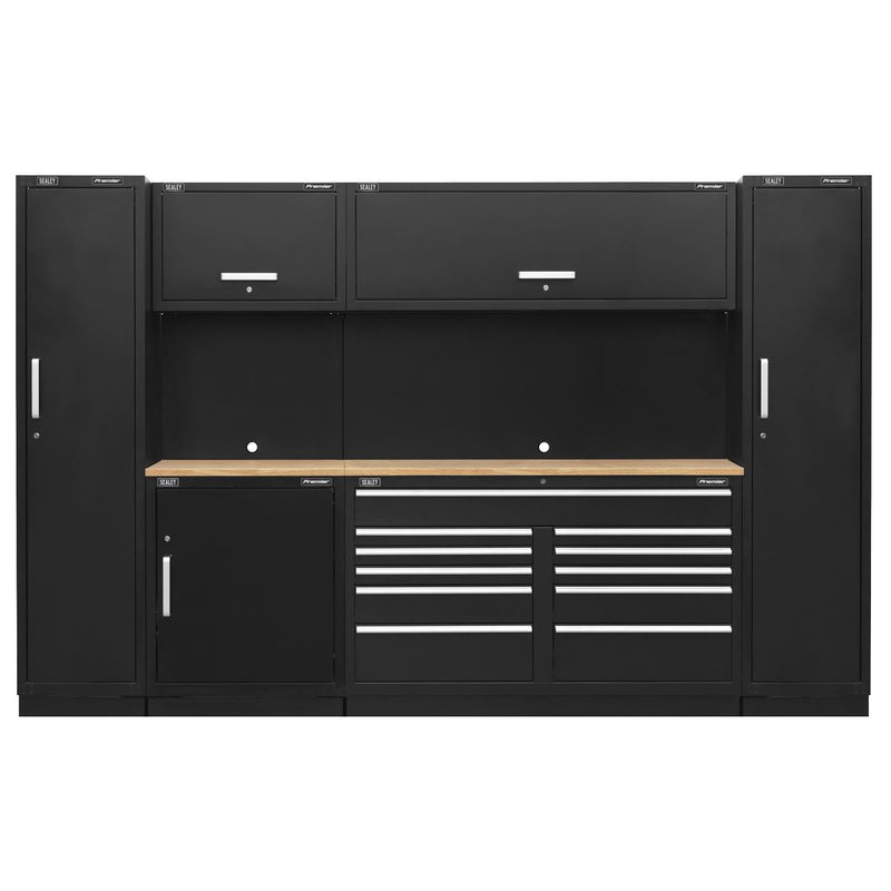 Sealey Premier Premier Storage System with Pressed Wood Worktop 3.55m Sealey Premier - Dynamic Drive