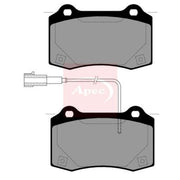 Apec Rear Brake Pad Set fits Maserati Ghibli III 2013 on 3.0