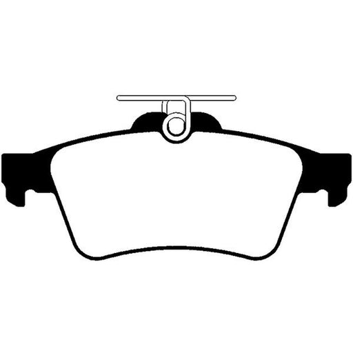 Abtex Rear Brake Pad Set fits Citroën C5 III 2008-2017 1.6 1.8 2.0 2.2 2.7 3.0