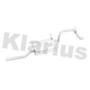 Klarius Box With Tail Pipe Rear fits Opel Agila A 2000-2007 1.0