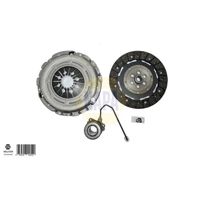 NAPA Clutch Kit Set 3pc fits Opel Astra H 2007-2014 1.7