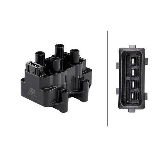 Hella Ignition Coil Pack fits Citroën Berlingo First 1996-2011 1.1 1.4 1.8