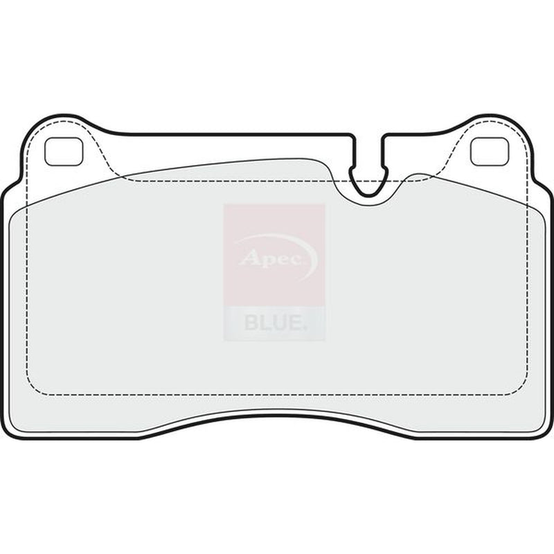 Apec Front Brake Pad Set fits Land Rover Range Rover 2002-2012 4.2 4.4