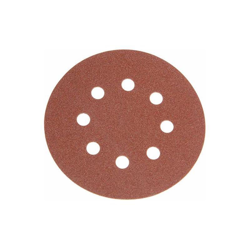 Faithfull Hook & Loop Sanding Disc DID3 Holed 125mm x 40G (Pack 25) Faithfull - Dynamic Drive