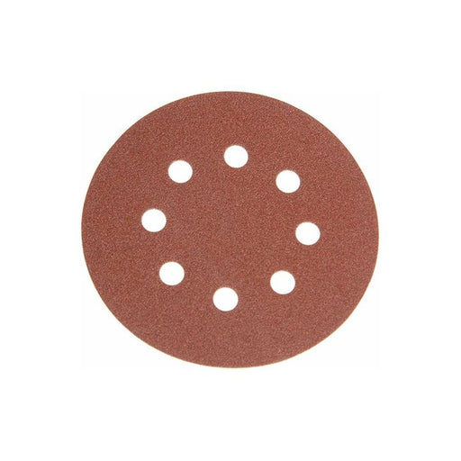 Faithfull Hook & Loop Sanding Disc DID3 Holed 125mm x 40G (Pack 25) Faithfull - Dynamic Drive
