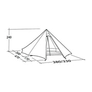 Robens Fairbanks Grande 7 Berth Poled Tent Robens - Dynamic Drive