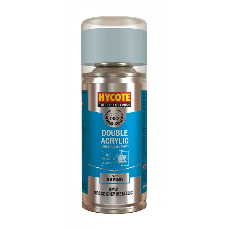 2x Hycote Aerosol Paint for BMW Space Grey (Metallic) 150ml Hycote - Dynamic Drive