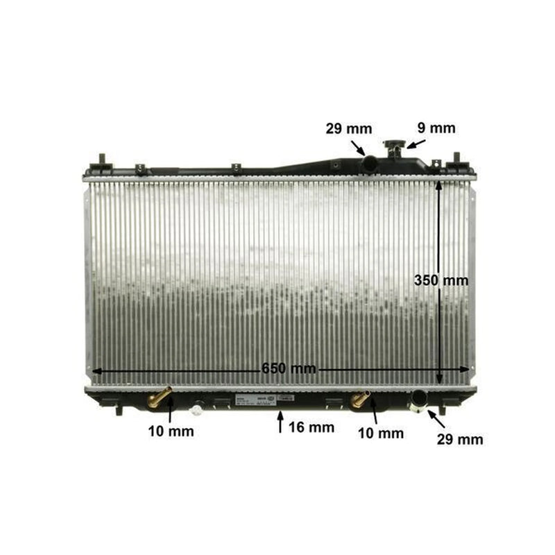 Mahle Engine Radiator fits Honda Civic VII 2000-2005 1.4 1.6