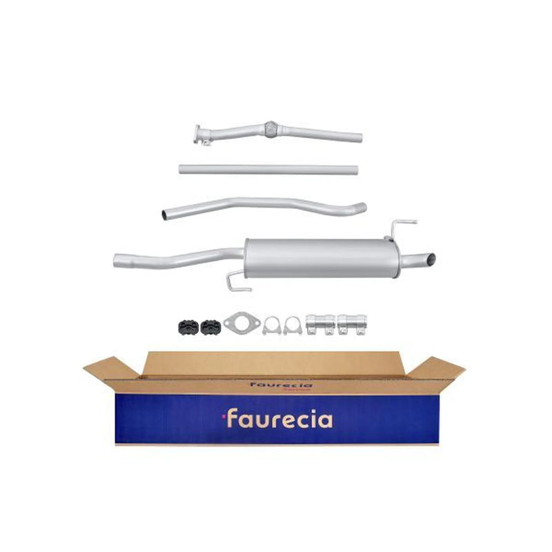 Hella End Silencer Rear fits Abarth Grande Punto 2007-2010 1.4
