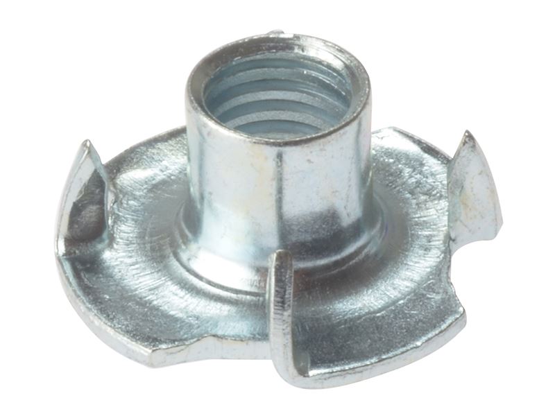 Forgefix Pronged T Nuts ZP M8 Bag 10 ForgeFix - Dynamic Drive