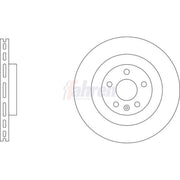 Fahren Front Vented & Rear Vented Brake Discs & Pads fits Volvo V90 II 2017-2021