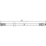 Apec Brake Hydraulic Hose Line Rear HOS3679