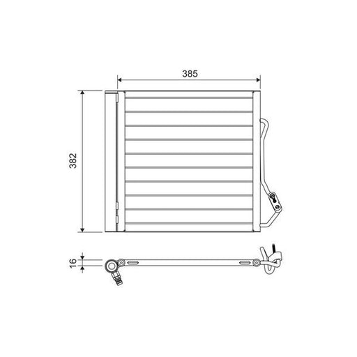 Valeo Air Conditioning Condenser 822639