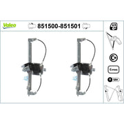 Valeo Electric Window Regulator Lifter Right Front 851501