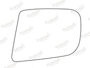 Summit Stick-On Standard Mirror Glass fits Vauxhall Carlton LHS Summit - Bars 4 Cars
