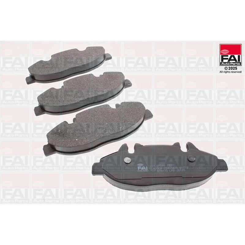FAI Front Brake Pad Set fits Mercedes-Benz Marco Polo Camper 2015 on
