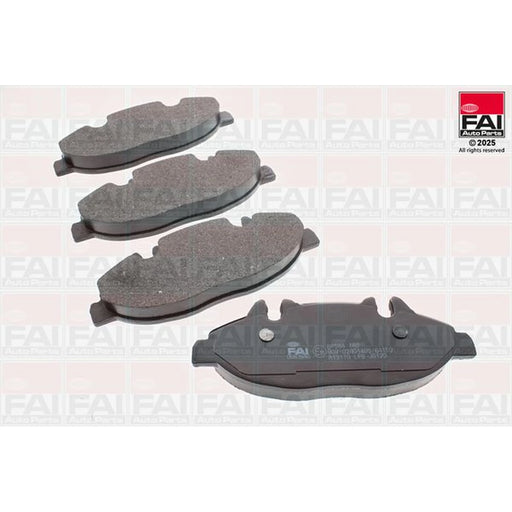 FAI Front Brake Pad Set fits Mercedes-Benz Marco Polo Camper 2015 on