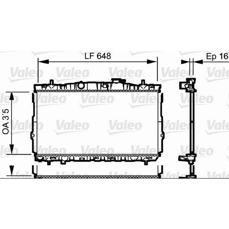 Valeo Engine Radiator 734903