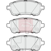 Apec Front Brake Pad Set fits Ford Fiesta 2010-2017 1.6