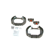 Bosch Brake Shoe Set Axle Kit fits Fiat Punto 1993-2000 1.1 1.2 1.6 1.7