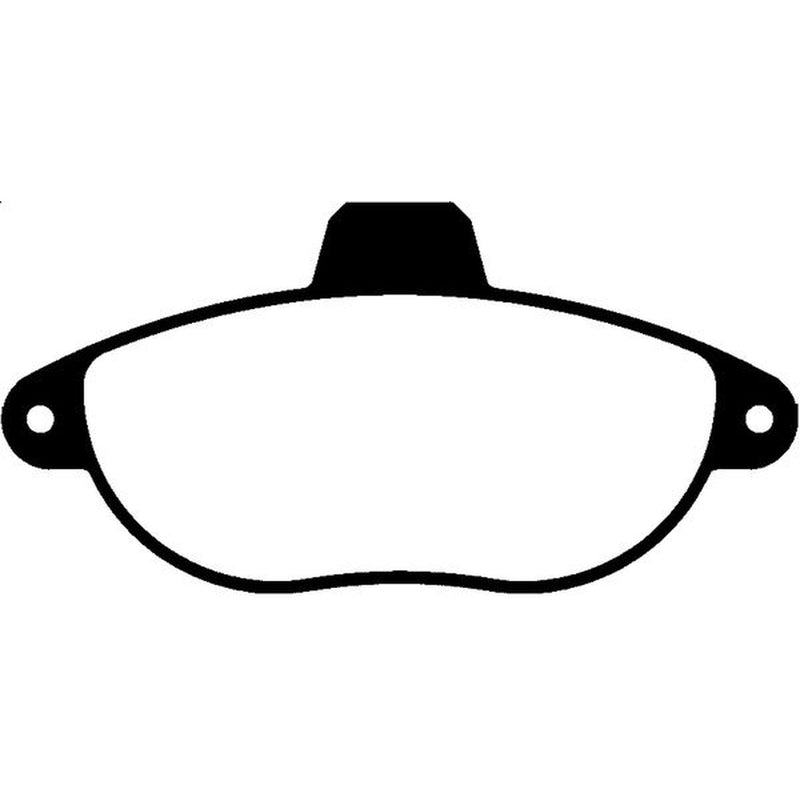 Abtex Front Brake Pad Set fits Citroën Dispatch I 1995-2006 1.6 1.9 2.0