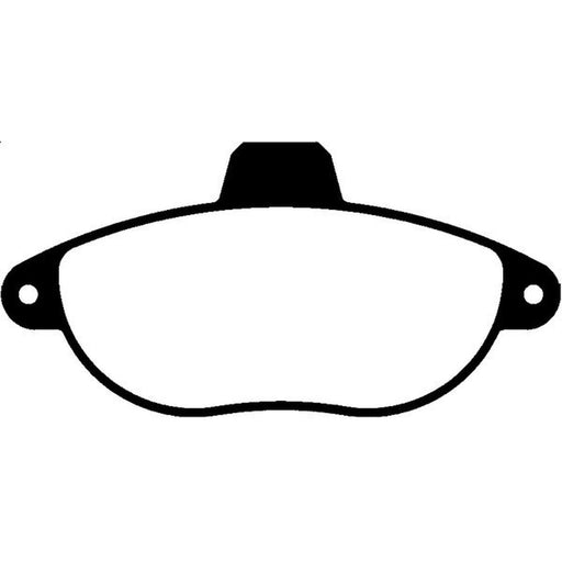 Abtex Front Brake Pad Set fits Citroën Dispatch I 1995-2006 1.6 1.9 2.0