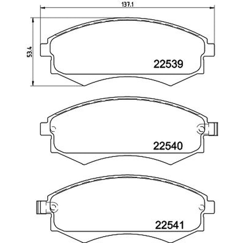 Mintex Brake Pad Set
