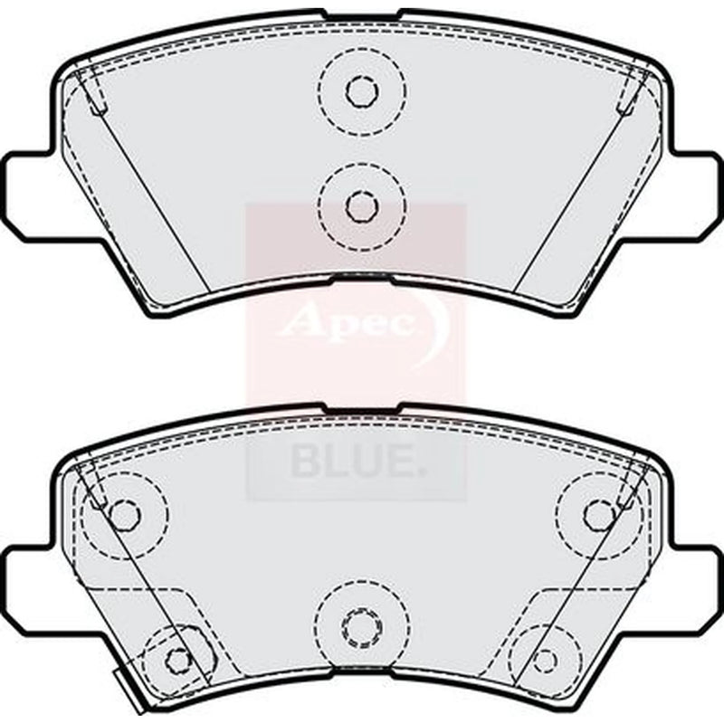 Apec Rear Brake Pad Set PD4301