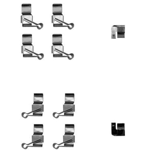 Mintex Brake Pad Accessory Fitting Kit Front fits Toyota Hiace 2005-2006 2.5 2.7