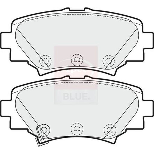 Apec Rear Brake Pad Set PD3748