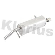 Klarius Box With Tail Pipe Rear fits Peugeot 208 I 2013-2019 1.2