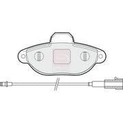 Apec Front Brake Pad Set PD3141